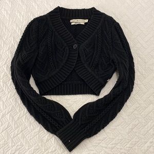 Tommy Hilfiger Cropped Knit Cardigan